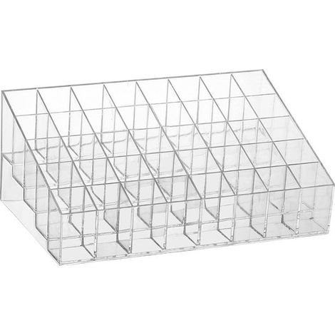 Kosmetik-Organizer mit 40 Fächern Transparenter Acryl-Organizer geeignet zur Aufbewahrung von Lippenstiften Nagellacken Parfums Gesichtscremes (1/5)