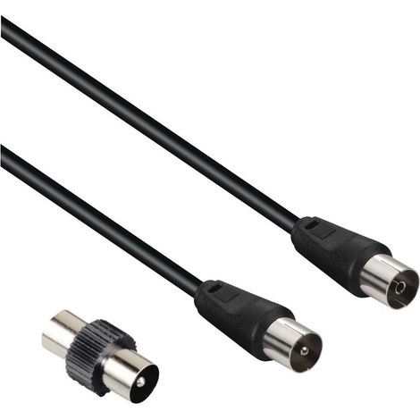 Hama 00205308 cable coaxial 3 m Negro