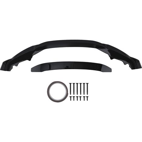 Front Bumper Splitter Lip Spoiler Kit Gloss Blk For BMW X5 F15 M Sport 2013-2018
