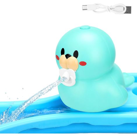 Pompe Table d'eau, Rechargeable Pompe À Eau Lion Mer avec 3 Heures d'Éclaboussure Nonstop Débit Élevé Fonctionnant sur Pile pour Step 2 & Plupart Tables Accessoires Jouets d'Extérieur d'Été (1/5)