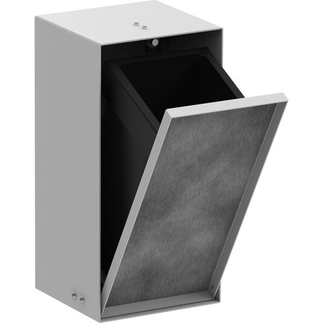 hansgrohe XtraStoris Rock Abfalleimer, Einbau, befliesbare Tür, (1/5)