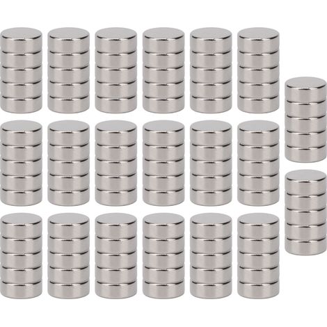 Aimants Néo NdFeB 100 pièces - 8x3mm, Miniatures et Puissantes pour Affichage et Bricolage (1/5)