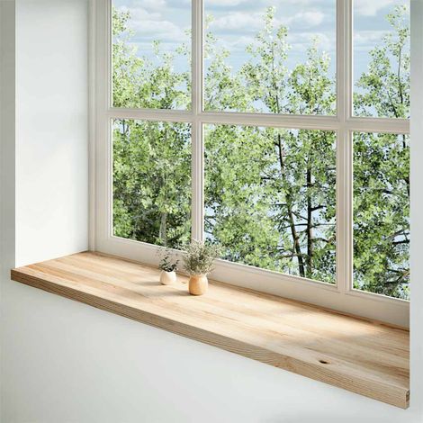 Appuis de fenêtre 2 pcs non traité 160x40x2cm bois chêne massif (1/5)