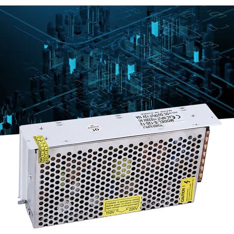 Alimentation à découpage 12 V 10 A, alimentation de surveillance 120 W 12 V, alimentation régulée CC pour ruban LED (1/5)
