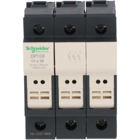 Schneider Electric Sicherungshalter TeSys 3p 32A , Sicherungsgröße 10x38mm DF103
