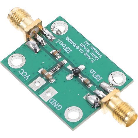 Module amplificateur RF à faible bruit, amplificateur à large bande 0,1-2000 MHz-5.2x2.5cm (1/3)