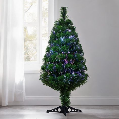Sapin de Noël vert en plastique 48 x 48 x 90 cm (1/5)