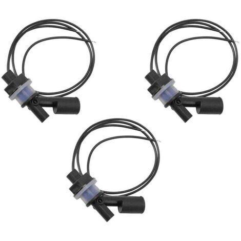 Lot de 3 capteurs de niveau d'eau en plastique avec interrupteur à flotteur horizontal pour aquarium (1/4)