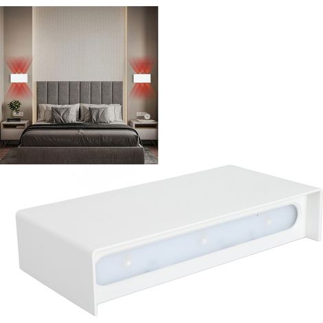 Applique murale LED RVB sans fil à intensité variable alimentée par batterie rechargeable magnétique montage mural haut et bas blanc (1/4)