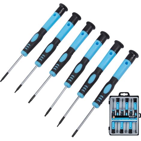 Blue Spot Tools 6 Piece Precision TORX Screwdriver Set (1/2)