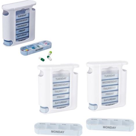 conteneur de médicaments Boîte de Rangement de Médicaments Portable, en Plastique de qualité Alimentaire, deco decoration (1/4)