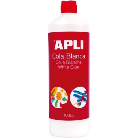 Colle blanche - APPLI - 1 kg - Vinylique PVA - Non toxique - Lavable