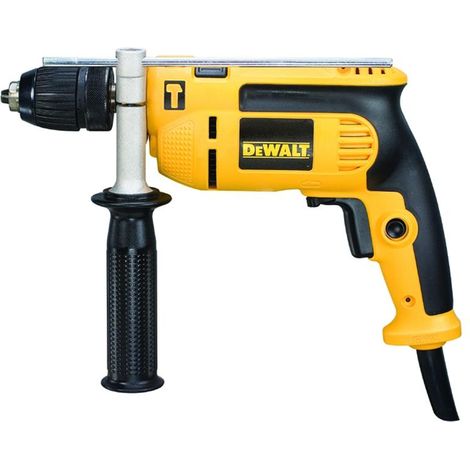 DeWALT DWD024S-QS taladro Sin llave Negro, Amarillo