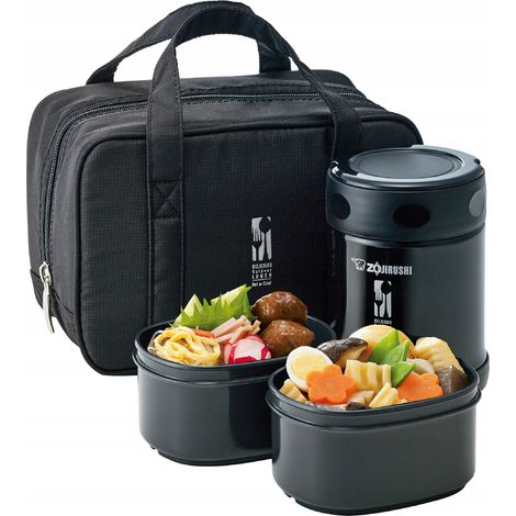 ZOJIRUSHI SW-EZE35-BA thermos per il pranzo da 350 ml nero