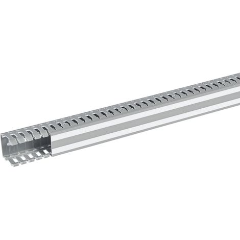 Goulotte Lina25 40x40mm PVC gris RAL7030 longueur 2m LEGRAND 636006