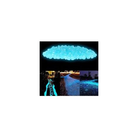 300PCS pierres lumineuses en résine – Cailloux lisses décoratifs pour aquariums, jardins, allées – Illumination 2 à 8h – Durée de vie 15 ans (1/5)