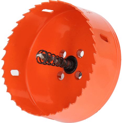 Scie-cloche bimétallique HSS 95mm avec mandrin robuste pour panneaux Cornhole, bois, PVC, métal - Accessoire perceuse professionnel (1/5)