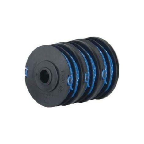 Pack of 3 double-line spools, 1.65mm – Electric trimmer accessory – Compatible with RYOBI RLT4027/RLT4125/RLT5027/RLT6030 - RAC123 (1/4)