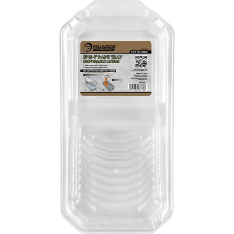 Draper 09355 ROLLINGDOG Paint Tray Liners, 4""/100mm (Pack of 5)