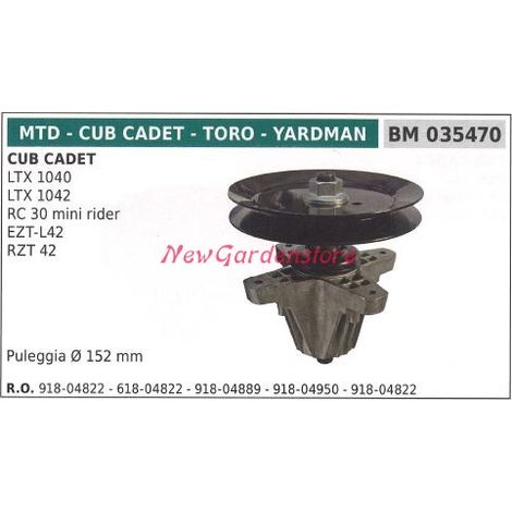 Mozzo portalama trattorino rasaerba tagliaerba LTX 1040 1042 MTD 035470