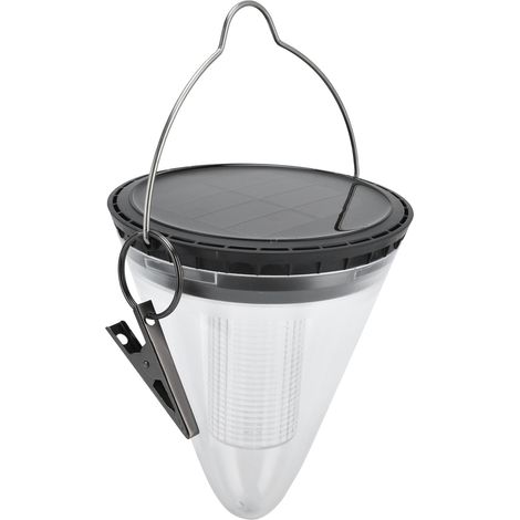 Lampe solaire LED décorative suspendue pour éclairage extérieur de jardin, terrasse et aménagement paysager, lumière blanche chaude-AquaForge