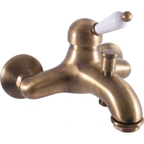 Mitigeur baignoire mural LABE en laiton bronze-Bronze-Bronze-26.00 -- (1/3)