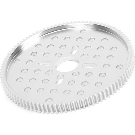 Engrenage droit 96 dents en aluminium, cylindrique Module 0.8, alésage central 14mm, accessoires outils (1/5)