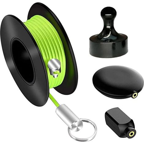 Kit de filetage de cable d'électricien, support de tuyau d'électricien, outil de cable pour l'entretien de plomberie/électricien/jardin/bureau-Fei Yu (1/5)
