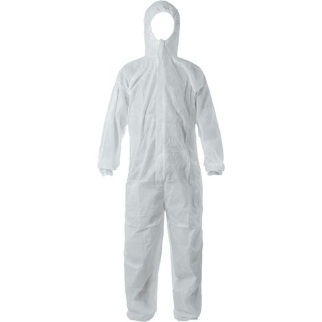 TUTA LAVORO MONOUSO NO STERILE III CAT.5B-6B 65gr/m2 POLIPROPILENE 5PZ L-XXL MED, " XL "