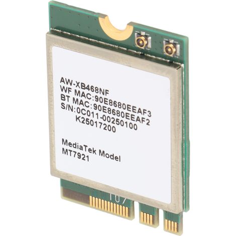 Carte WiFi 6 Bluetooth 5.2 1800Mbps double bande, antenne M.2 NGFF compatible Windows 10 et 11 (1/5)