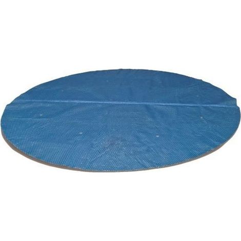 Lona de burbujas redonda INTEX 2,06 m para piscina desmontable autosoportable de 2,44 m, azul, 120 micras, fijación rápida