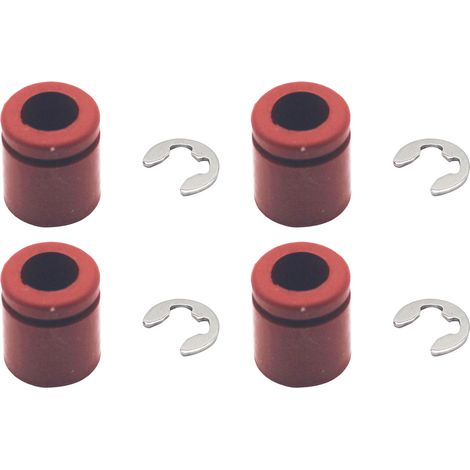 Amortiguador Para Ventilador De Chimenea - Junta Antivibración De Silicona Resistente Al Calor - 5 Mm - Accesorio Universal Para Estufas Y Calderas (1/5)