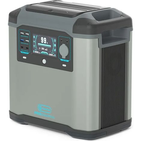 FlashFish Power Station 2000W/1573Wh P25 Tragbare Stromzeuger Lithium-ion Batterie Stromgenerator, 2 PD100W Typ-C, LED Taschenlampe, Notversorgung Outdoor,Camping,Ferien (1/5)