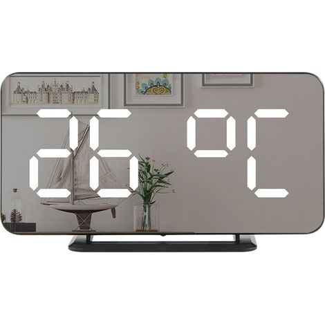 Réveil numérique LED avec détection de température pour chambre à coucher (1/5)