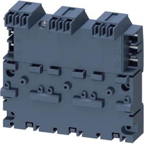 Base Sirius 3RV29 per 3 interruttori automatici 3RV2 S00-S0, incluso connettore 3RV2917-4B.