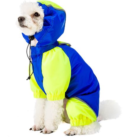 Ferplast SPORTING BLACK Mantellina impermeabile e anti-vento per cani. Varie misure. Variante 28 - Misure: 28 cm - Blu (1/4)