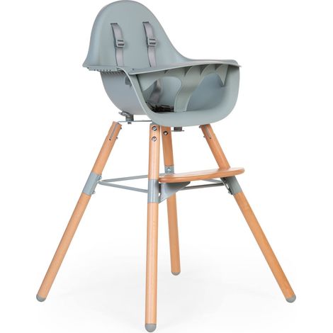 Childhome Seggiolino bambini/ragazzi, Evolutive, da 6 mesi, regolabile in altezza, imbracatura a 5 punti, numerosi accessori, per la sdraietta Evolu, legno di faggio, Evolu 2, menta, CHEVOCHMI (1/5)