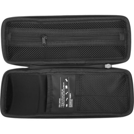 Flaschenförmige Fahrradtasche, tragbare Aufbewahrungsbox für Fahrradreparaturwerkzeug, L Carbon Black Koffer (1/5)