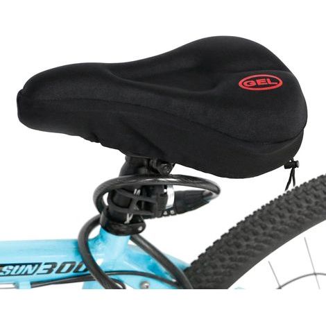 Fahrradsattelbezug, Fahrradsitzkissen, wasserdichter Gel-Sattelbezug, Fahrradsattelbezug geeignet für Mountainbike- und Rennradsättel - für Männer, Frauen und (1/5)