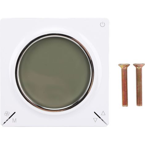 Thermostat-Bedienfeld mit Schlüsselfunktion, Temperatur- und Feuchtigkeitsregler für Klimaanlagen und Lüftungssysteme (1/5)