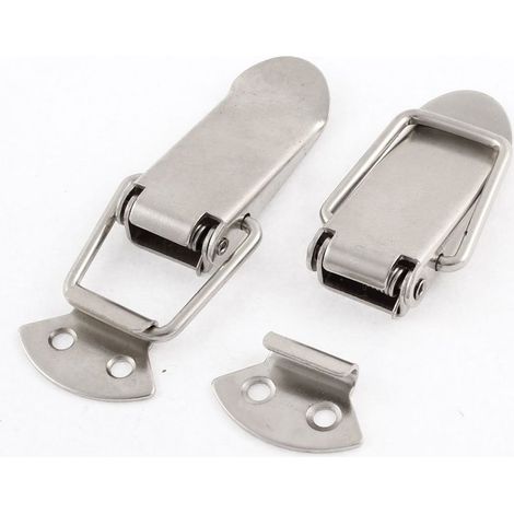 2Stk Truhen Werkzeug Koffer Zugfeder geladen Spannverschluss fangen Länge 3,5" de (1/2)