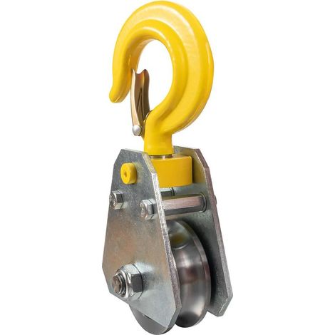 3-Tonnen-Umlenkrolle mit Kugellager und Haken, Rollen für 17-mm-Stahlseile, für Seilwinden, Forstzubehör (1/5)