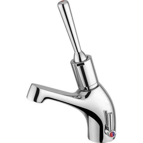Mitigeur de lavabo à minuterie avec commande à levier anti-vandalisme - Idral Classic 08013A (1/5)