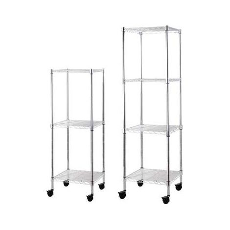 Scaffale Brixo Manhattan 3P Altezza 90 Centimetri con Ruote (1/5)