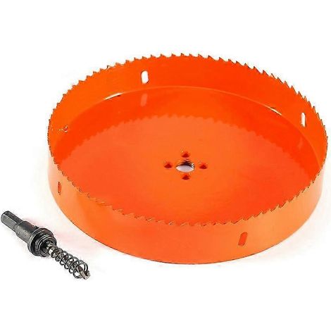 Foret scie cloche HSS M42 pour tuyaux en aluminium et en fer, 200 mm (1/4)