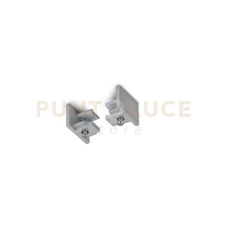 DUOLINE KIT 2 TAPPI FINALI ALLUMINIO PER SISTEMA BINARIO