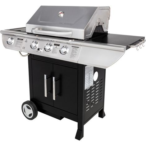 Barbecue a gas BALTIMORE - 3 bruciatori 10,5kW + piastra calda