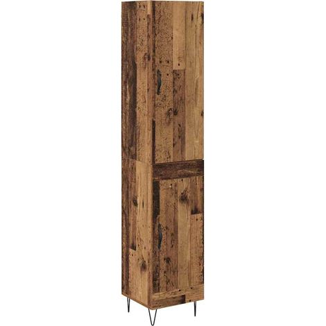 Maison Exclusive - Alacena Madera Vieja 34,5 x 34 x 90 cm Madera