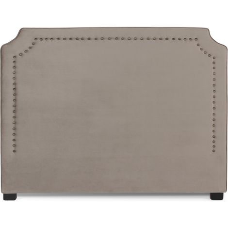 Tête de lit Diana Velours 160cm Taupe (1/3)