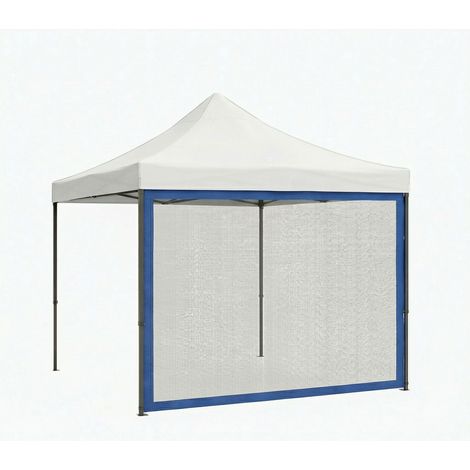 Moustiquaire pour gazebo de jardin. Moustiquaire avec velcro. 300X200H cm Bleu